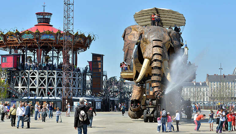 Grand Elephant. Les Machines de l'ile. Nantes © Jean-Dominique Billaud / LVAN