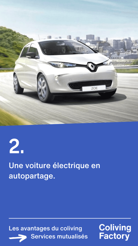 2- Une voiture électrique en autopartage