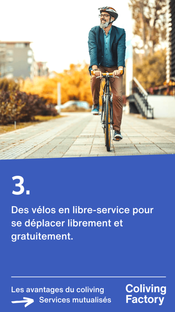 3- Des vélos en libre-service pour se déplacer librement et gratuitement
