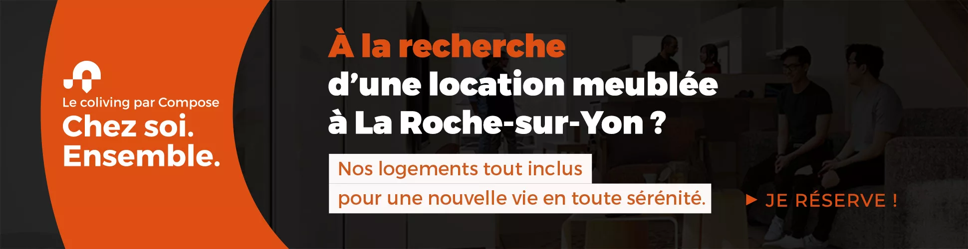 A la recherche d'une appartement meublé à La Roche-sur-Yon ?