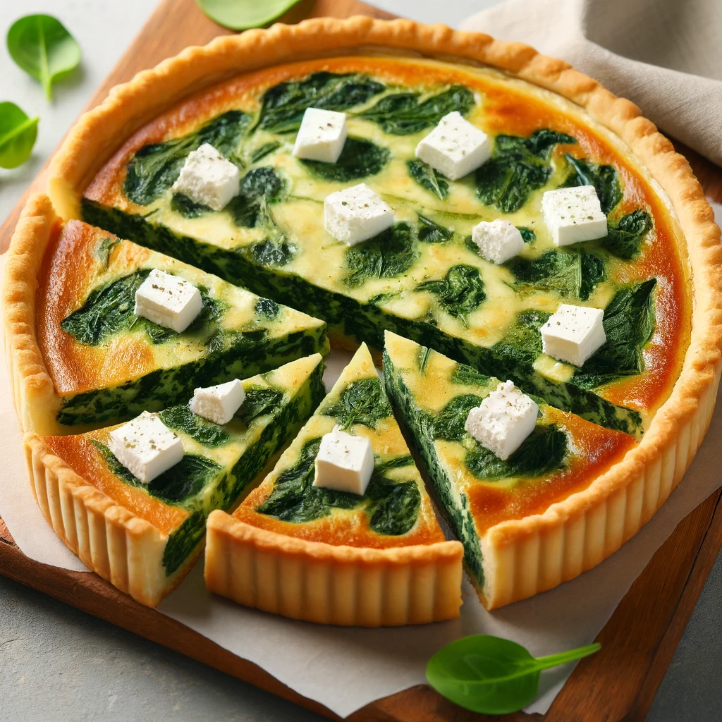 Quiche aux Épinards et Feta