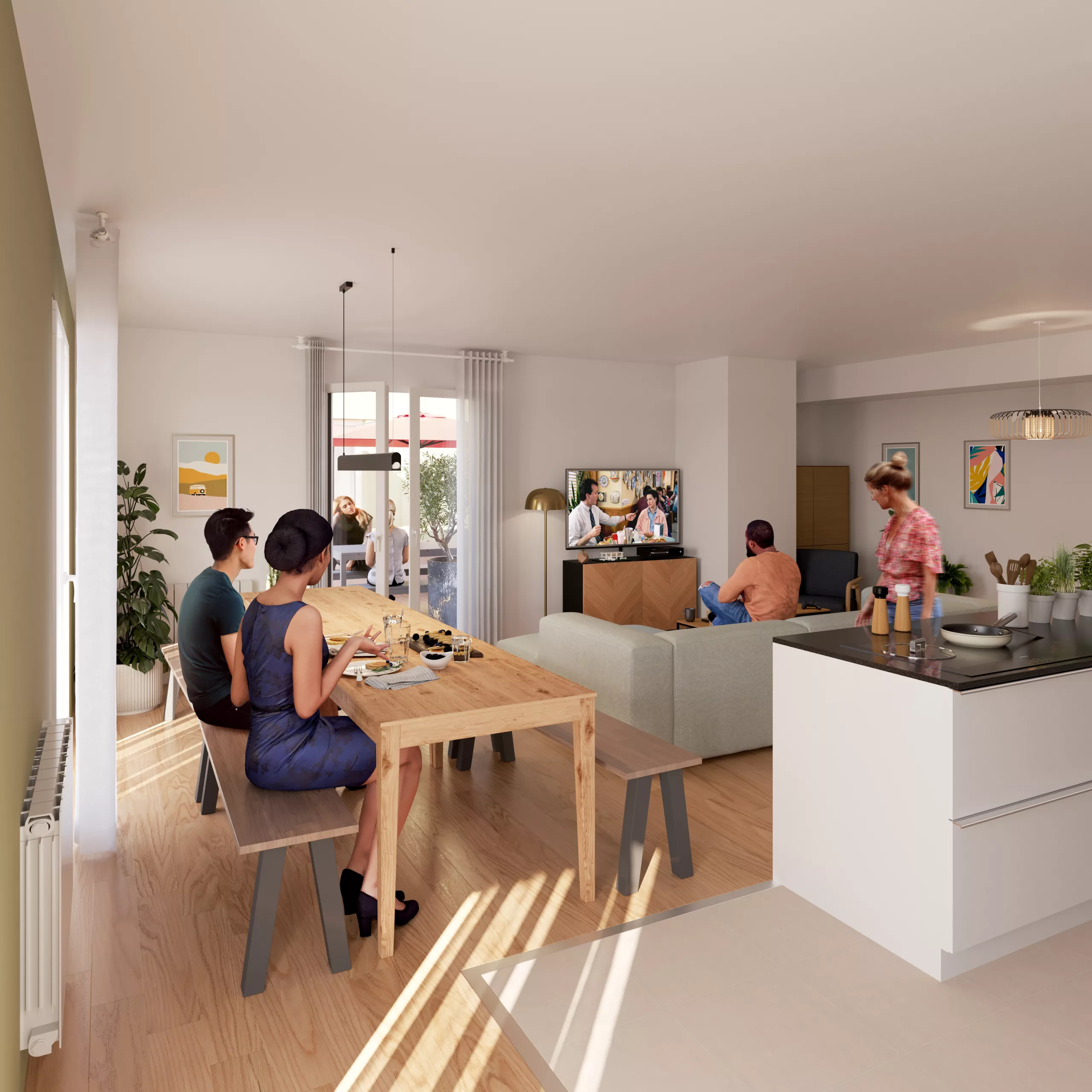 Les espaces communs dans le coliving : catalyseurs de lien social