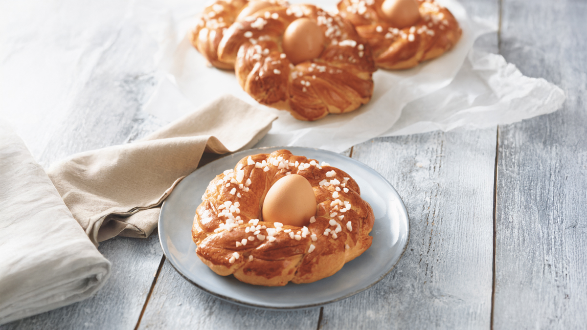 Nid de Pâques en brioche : la recette moelleuse et gourmande