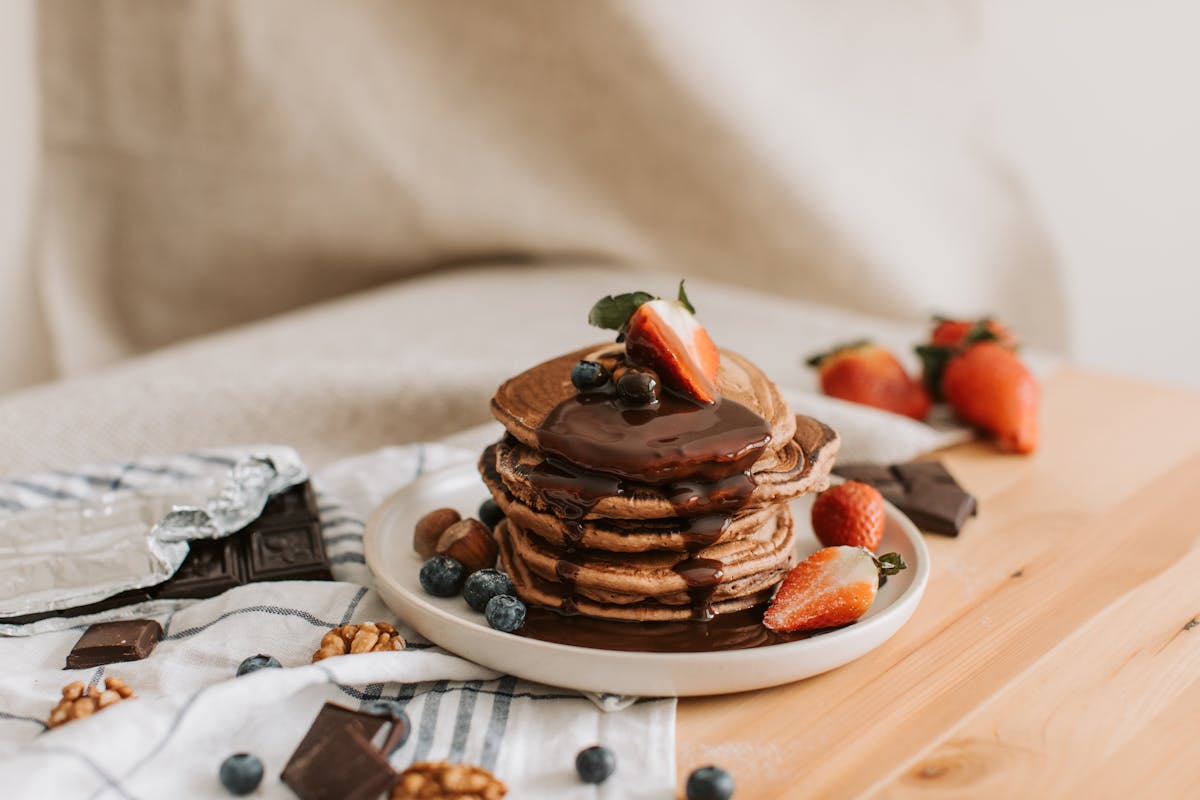 Recettes de pancakes ou de crêpes au chocolat pour Pâques