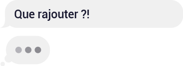 Que rajouter ?!